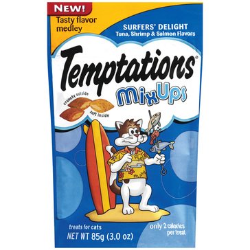 Whiskas Temptations Surfers Delight Mix-Ups 3 oz. Cat Treats