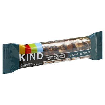 KIND Dark Chocolate Nuts & Sea Salt Bar, 1.4oz