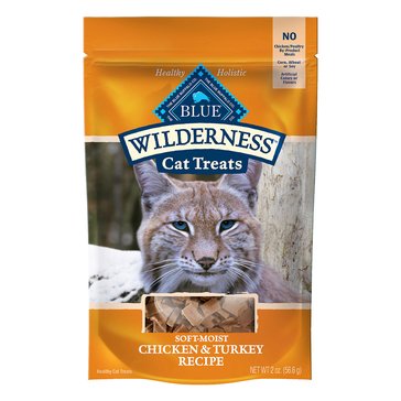 Blue Buffalo Wild Cat Chicken & Turkey Cat Treats, 2 oz