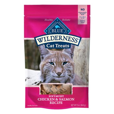 Blue Buffalo Wild Cat Chicken & Salmon Treats, 2 oz