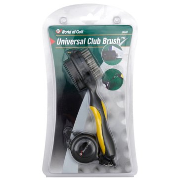 World of Golf Universal Club Brush with Ret. Cord
