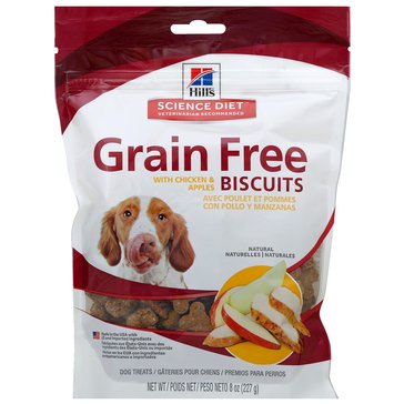 Hill's Science Diet Grain Free Chicken & Apple Dog Treats, 8 oz