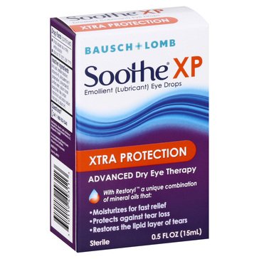 Bausch + Lomb Soothe XP Dry Eye Therapy Drops, .5 fl oz