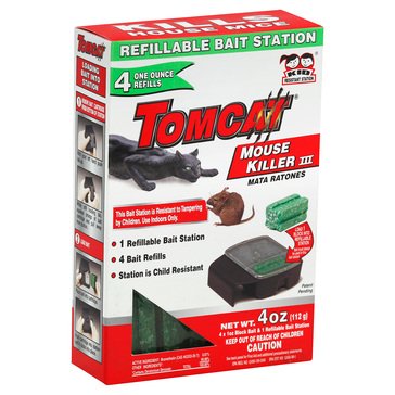 Tomcat Tier 3 Refillable Mouse Bait Station