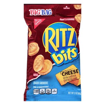 Nabisco Big Bag Ritz Bits Cheese Cracker Sandwiches, 3oz