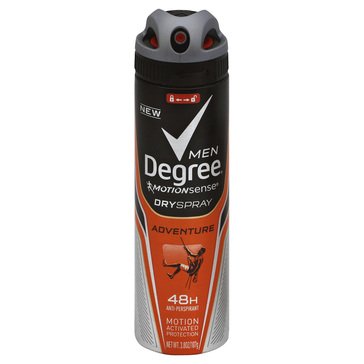 Degree Men's Deodorant Spray Adventure 3-Count