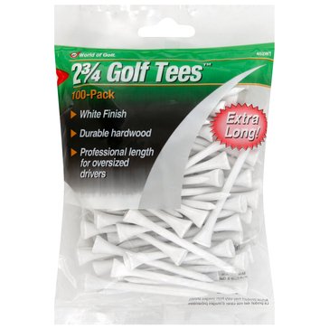 World of Golf 23/4 100 Pack Tees