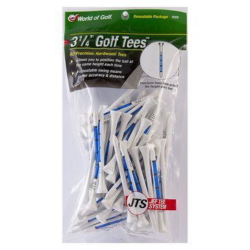 World of Golf 3 1/4 Height Control Tees