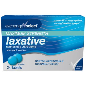 Exchange Select Maximum Strength Laxative Tablets 24ct