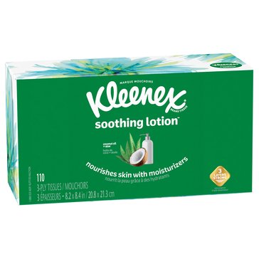 Kleenex Lotion Facial Tissue 110ct