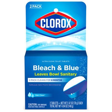 Clorox Toilet Bowl Cleaner Auto Bleach and Blue