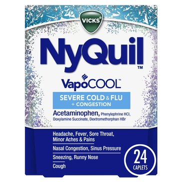 Vicks NyQuil Severe Cold & Flu, 24-Count