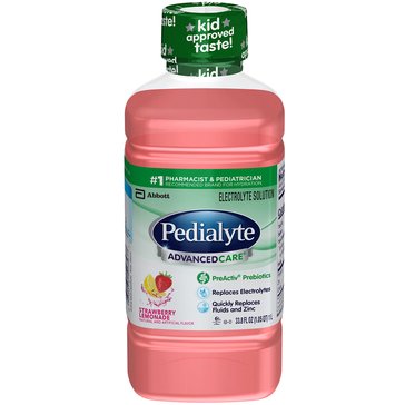 Pedialyte Advanced Care 1 Liter in Strawberry/Lemon