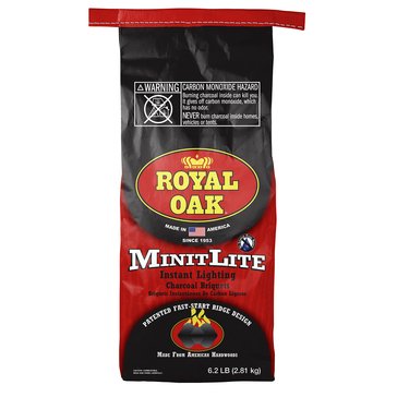 Royal Oak Minit Lite Instant Briquettes 6.2lbs