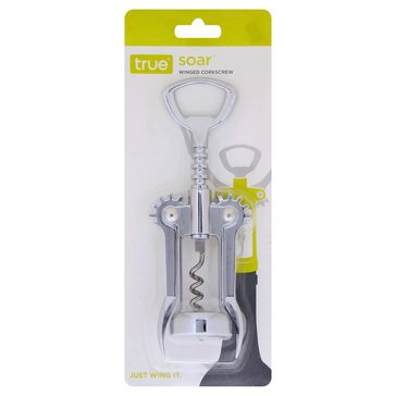 True Chrome Winged Corkscrew Carded