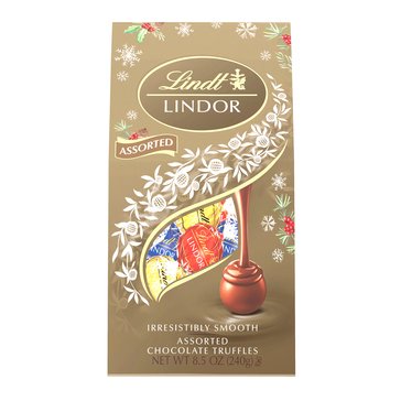 Lindt Lindor Holiday Chocolate Truffles, 8.5oz