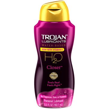 Trojan H2O Closer Personal Lubricant, 5.5 fl oz