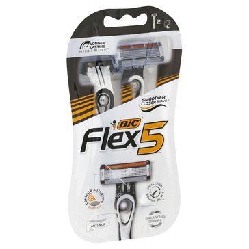 Bic Men's Flex5 Disposable Razors 2-Pack