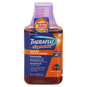 Theraflu ExpressMax Nighttime Sever Cold & Cough 8.3oz