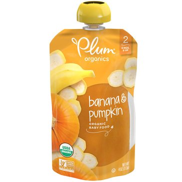 Plum Organics Stage 2 Pumpkin and Banana Baby Food