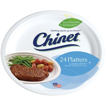 Chinet Platter, 24-Count