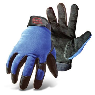 Boss Blue Leather Palm Multi-Purpose, Large