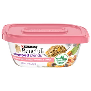 Purina Beneful Chopped Blends Salmon And Sweet Potato Dog Food