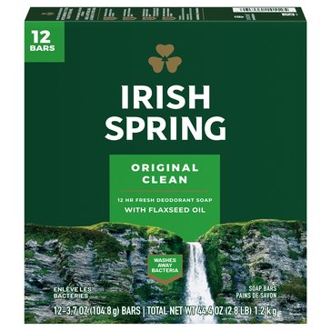 Irish Spring Soap Bar Orig 12Pk Scp