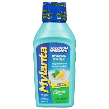 Mylanta Max Strength Liquid 12 fl oz