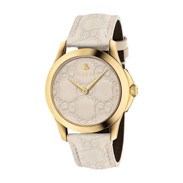 Gucci Women's G-Timeless Leather Strap Watch
