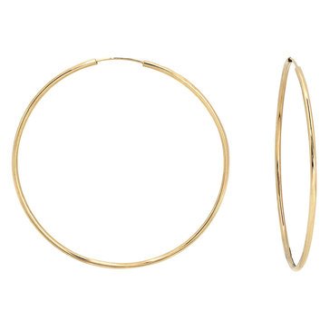 14K Large Hoop Earrings