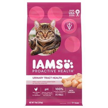 IAMS Proactive Health Urinary Tract Health with Chicken Adult Premium Dry Cat Food, 7lb