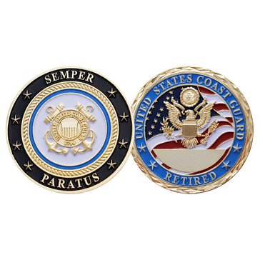 Challenge Coin United States Coast Guard Retired Coin
