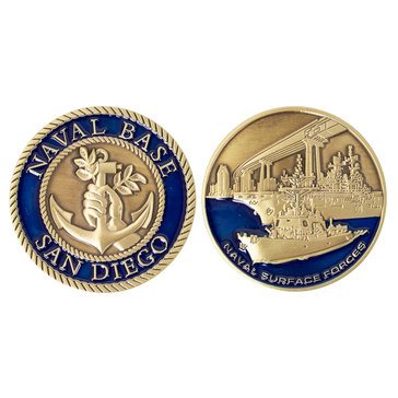 Vanguard Naval Base San Diego Coin