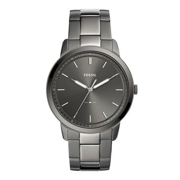 Fossil Men's The Minimalist Three-Hand Smoke Stainless Steel Watch 