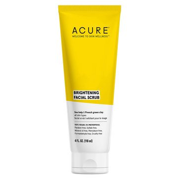 Acure Brilliantly Brightening Facial Scrub 4oz