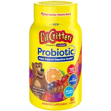 L'il Critters Kids' Probiotic Gummies, 60-count