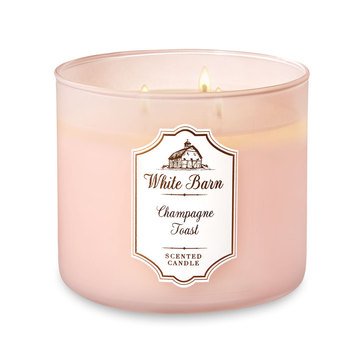 Bath & Body Works Fall 18 White Barn 3 Wick Candle Champagne Toast