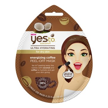 Yes To Coconut Energizing Coffee Peel-Off Mask Single 1ct