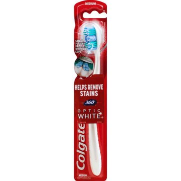 Colgate 360 Optic White Whitening Medium Toothbrush