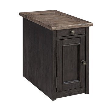 Signature Design by Ashley Tyler Creek Chairside End Table with USB Ports & Outlets