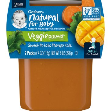 Gerber Sweet Potato Mango and Kale 2-Pack