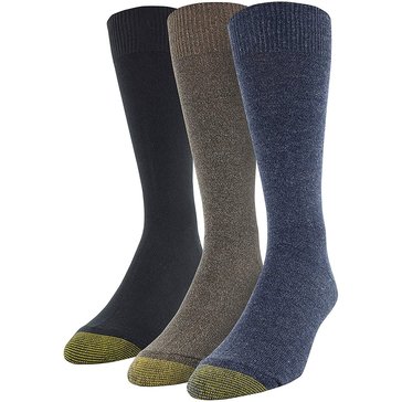Gold Toe Men's Micro Flat Knit Socks, 3 Pack