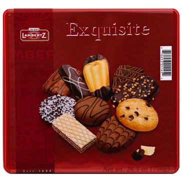 Lambertz Exquisite Cookie Tin, 26.45oz