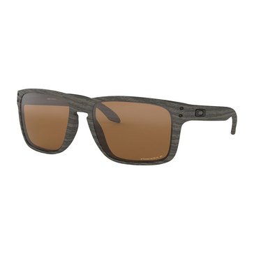 Oakley Men's Holbrook Xl Woodgrain Frame/PRIZM Tungsten Polarized Sunglasses 