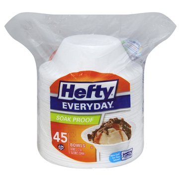 Hefty 12oz Foam Disposable Bowls