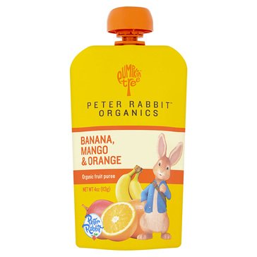 PETER RABBIT ORGANIC MANGO BANANA ORANGE 4OZ PCH