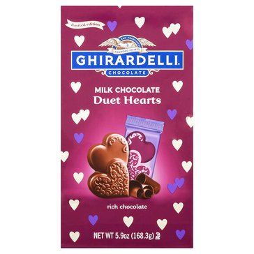 Ghirardelli Valentine's Milk Chocolate Hearts, 5.9oz