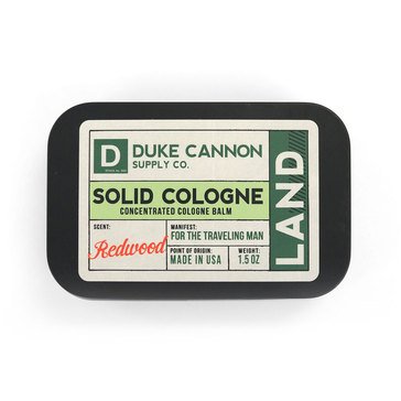 Duke Cannon Solid Cologne Land Redwood