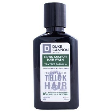 Duke Cannon News Anchor 2-in-1 Hair Wash Tea Tree